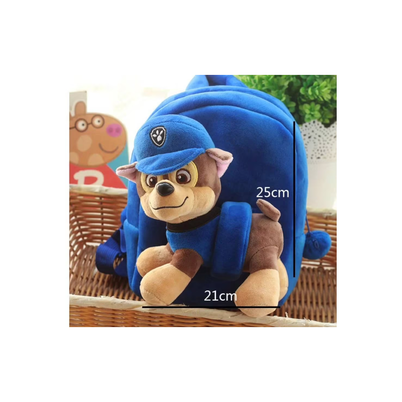 Sac à dos Pat Patrouille avec peluche