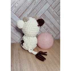 Vache marron/beige