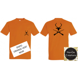 T-SHIRT CERF FUSILS