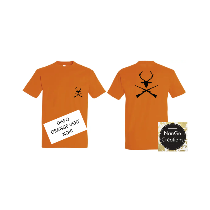 T-SHIRT CERF FUSILS