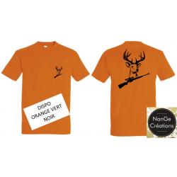 T-SHIRT CERF CARABINE