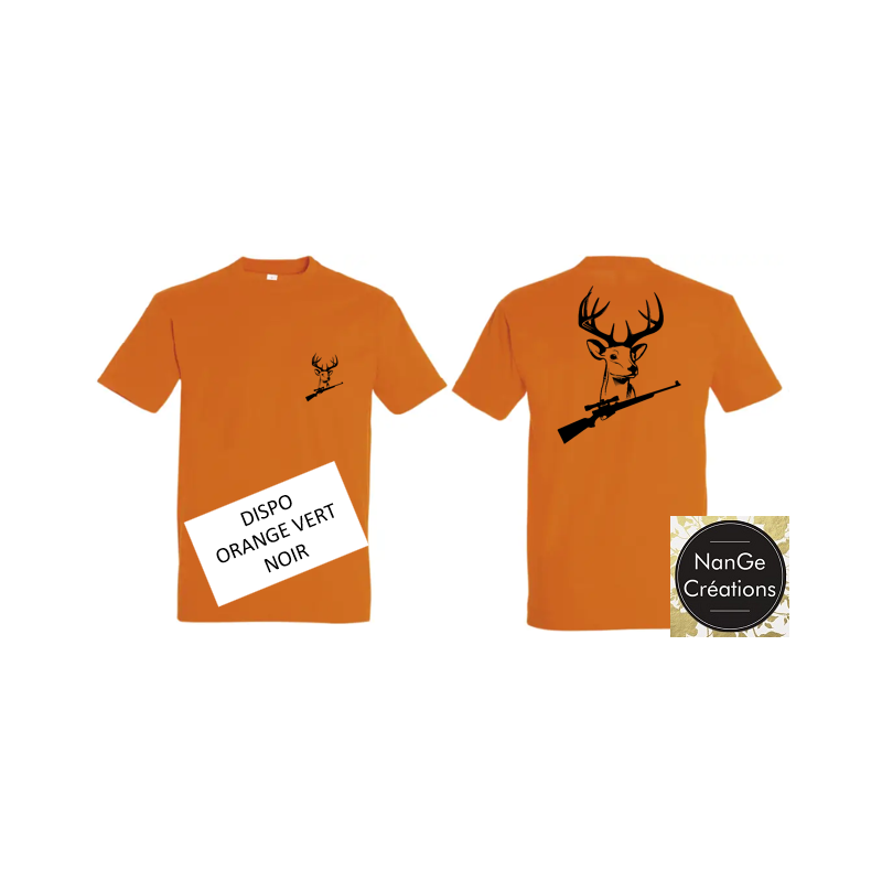 T-SHIRT CERF CARABINE