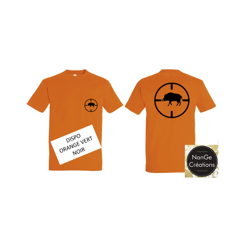 T-SHIRT CIBLE SANGLIER