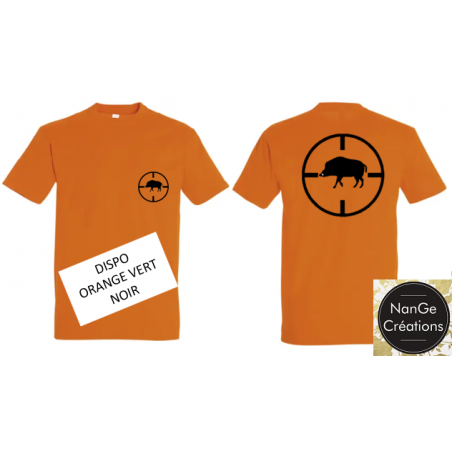 T-SHIRT CIBLE SANGLIER