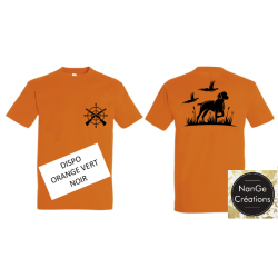 T-SHIRT CHIEN ET FAISANTS