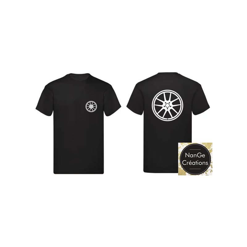 T-SHIRT JANTE VOITURE