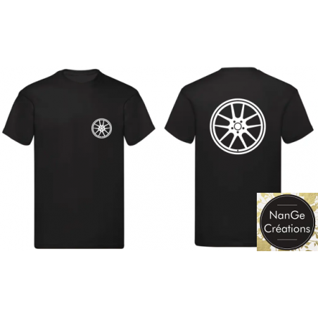 T-SHIRT JANTE VOITURE