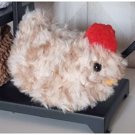 Coquette la poulette marron