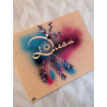 Toile Attrape Rêves Dream - fushia bleu