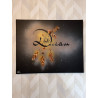 Toile Attrape Rêves Dream - doré et marron